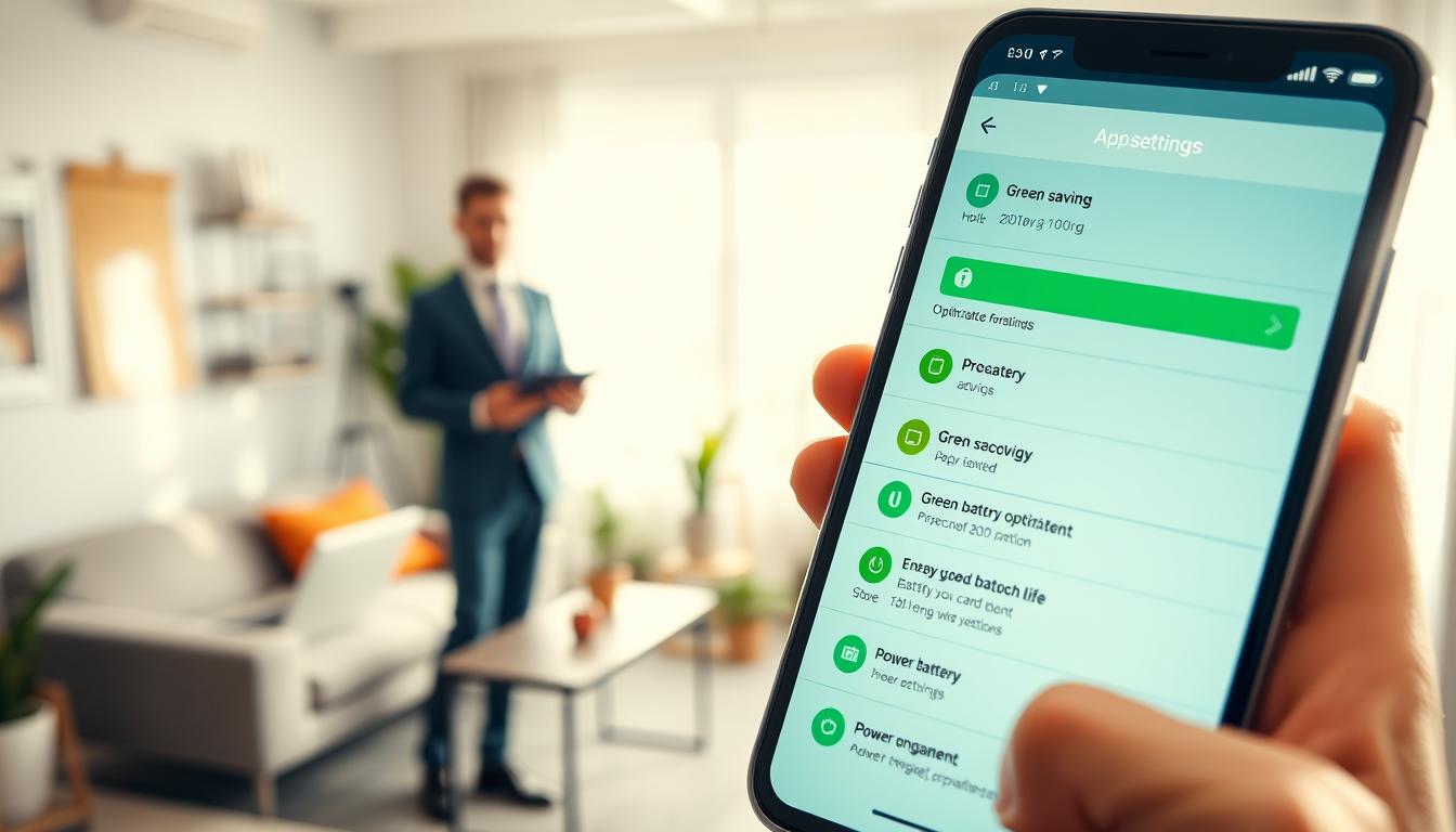 Akkulaufzeit, Energiesparen, App-Einstellungen