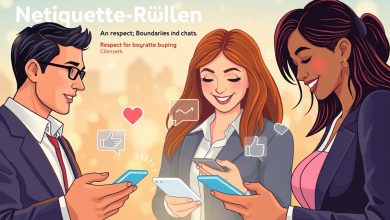 Respekt, Grenzen, Netiquette, Dating-Chat